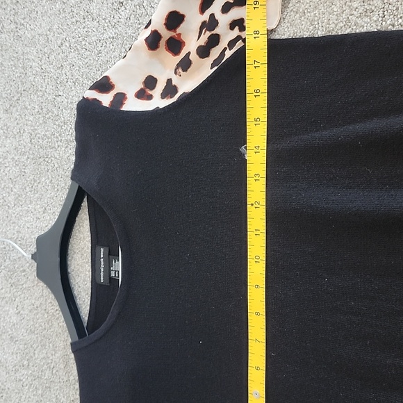 NWOT Silk Sleeve Knit Top Sz Small By Central Park West - Picture 5 of 5